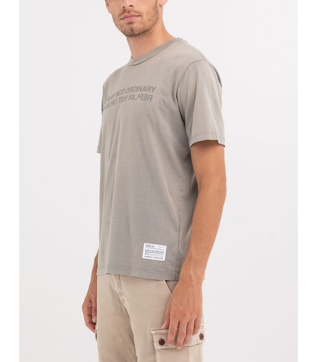 コットンジャージープリント Tシャツ 詳細画像 ミリタリーグレー 3